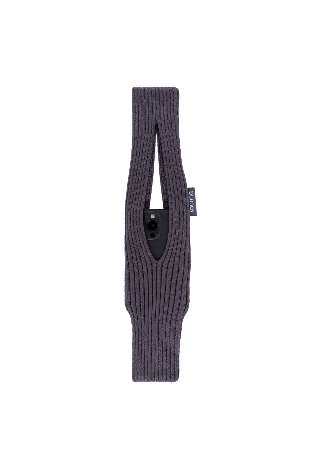 BUUNDY Universal 3D Knitted Phone Pocket | Anthracite SHORT