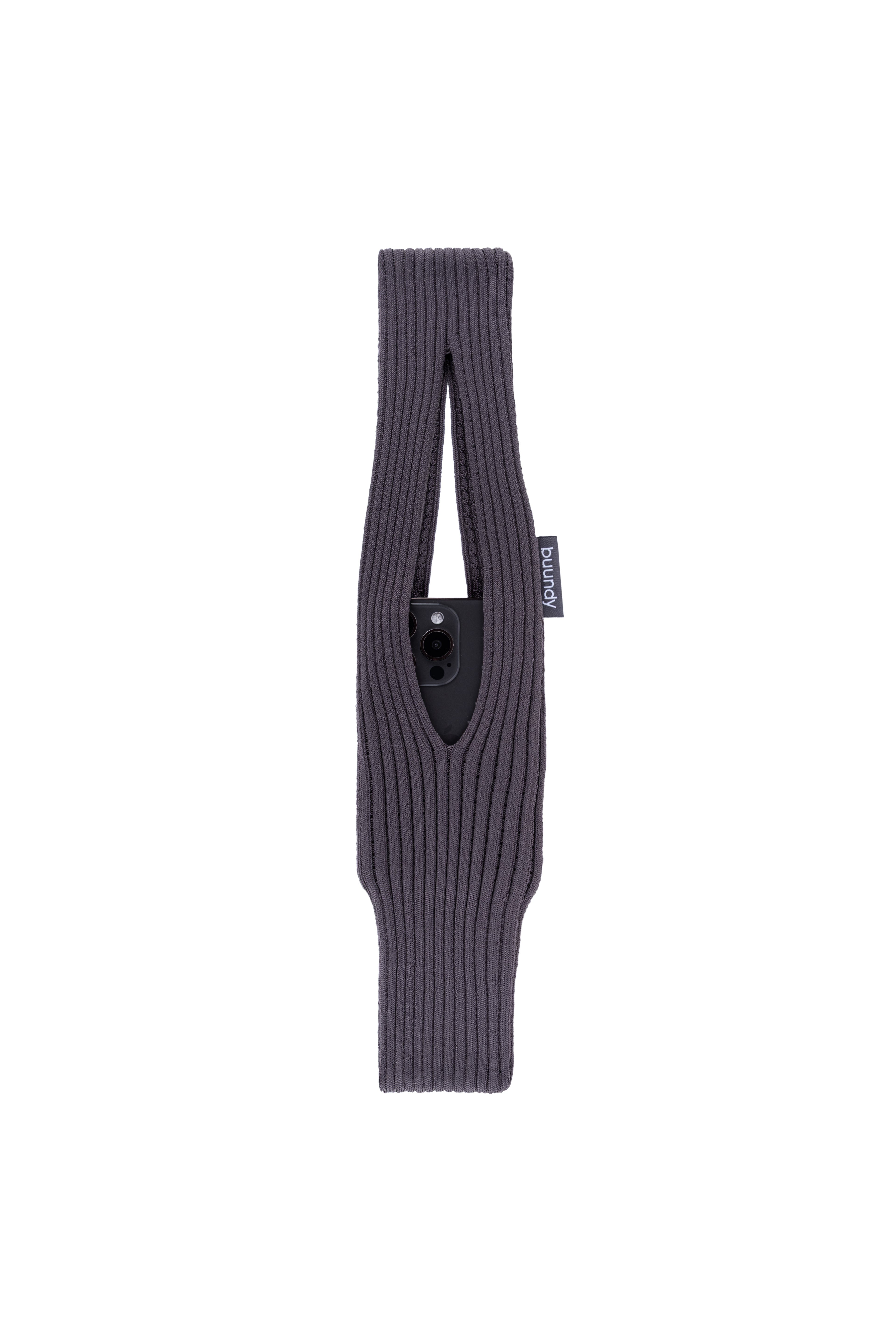 BUUNDY Universal 3D Knitted Phone Pocket | Anthracite SHORT