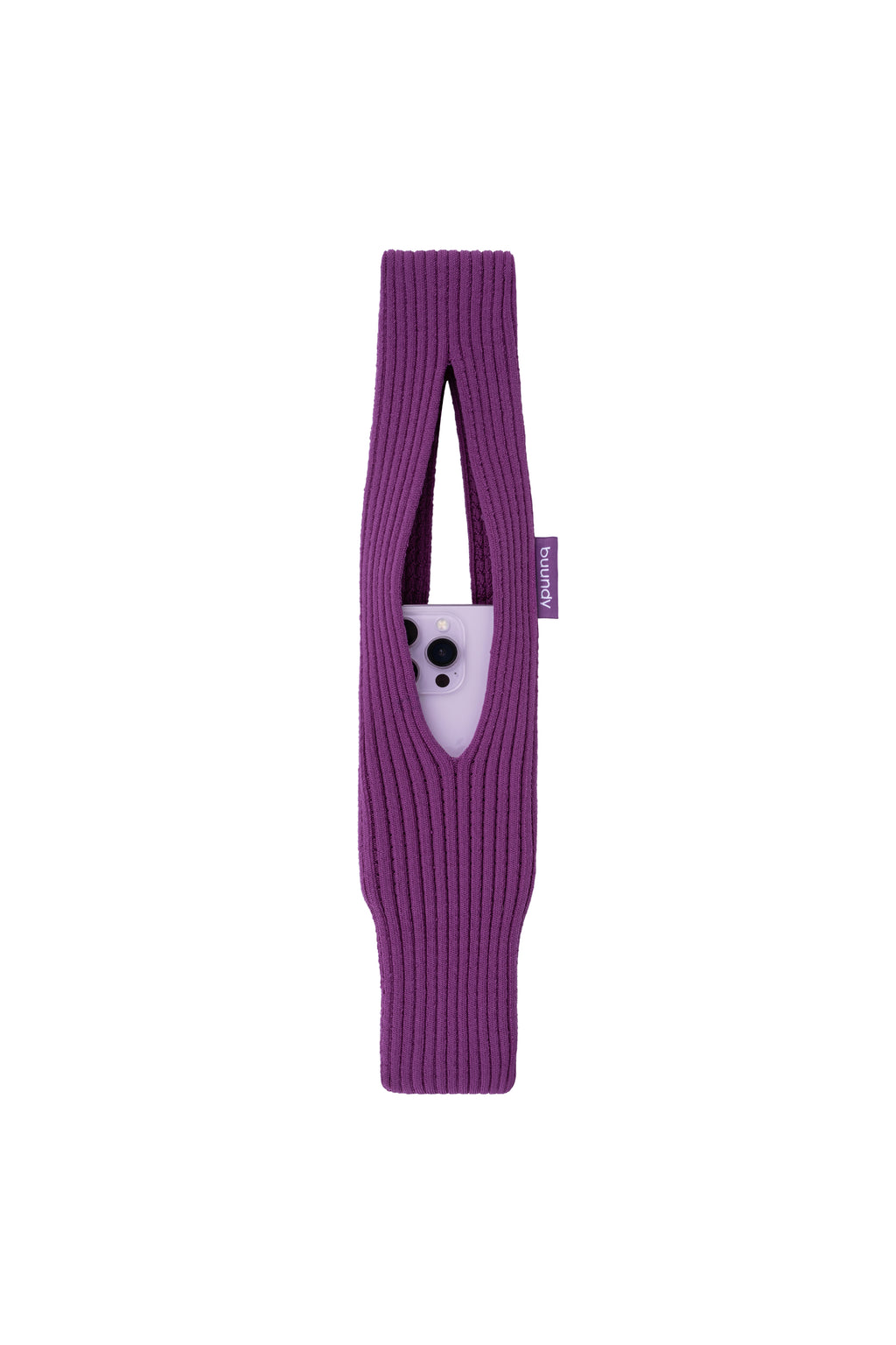 BUUNDY Universal 3D Knitted Phone Pocket | PURPLE SHORT