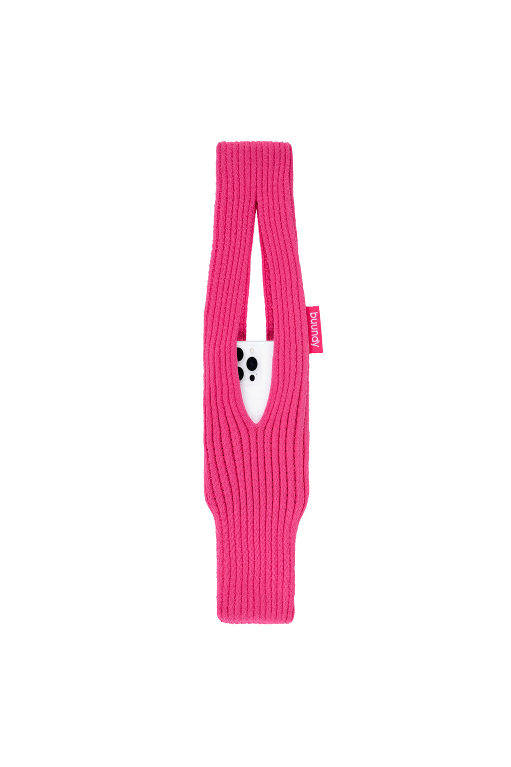 BUUNDY Universal 3D Knitted Phone Pocket | PINK SHORT