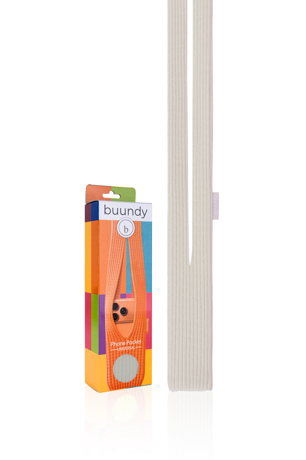 BUUNDY Universal 3D Knitted Phone Pocket | BEIGE (LONG)