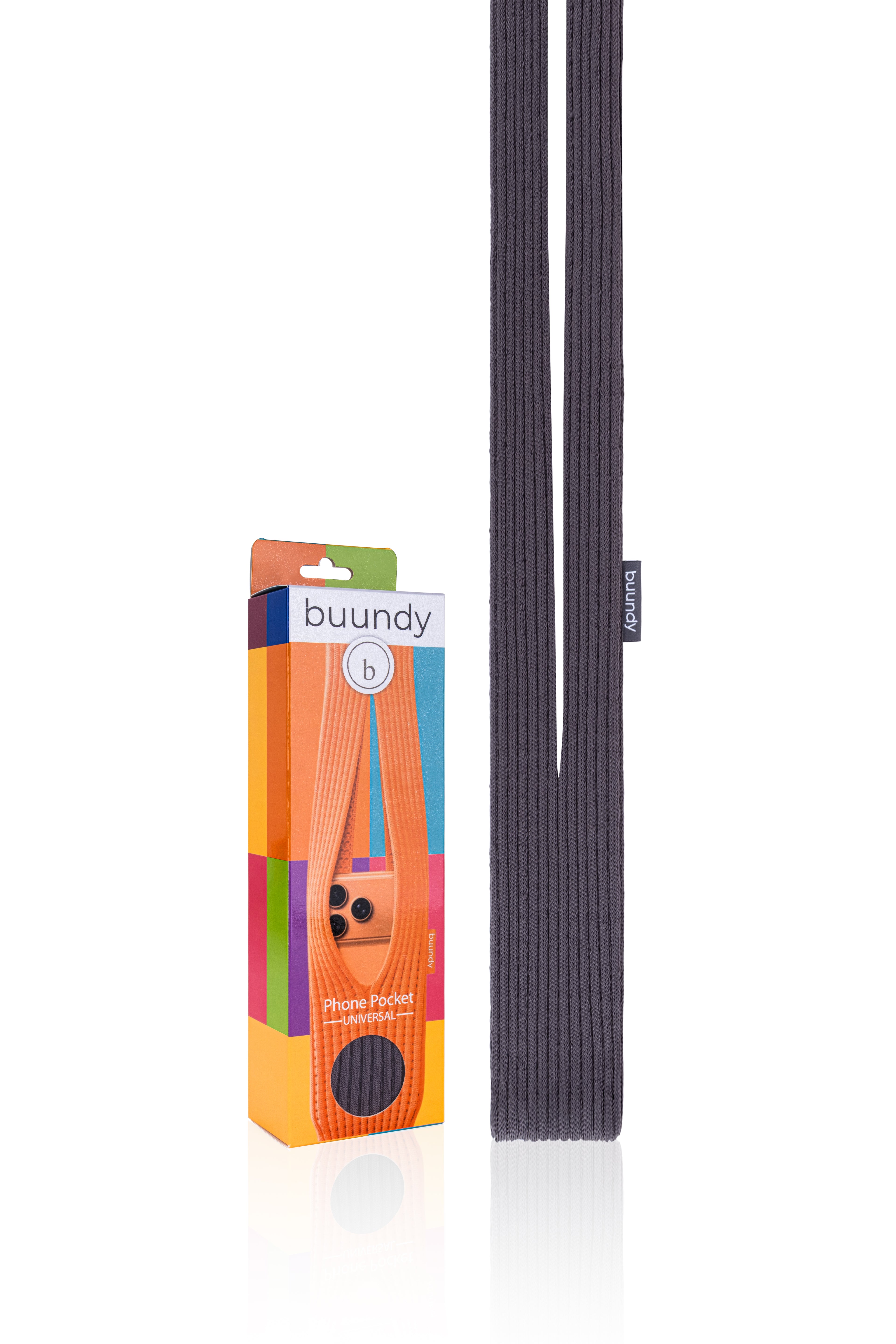 BUUNDY Universal 3D Knitted Phone Pocket | ANTHRACITE (LONG)