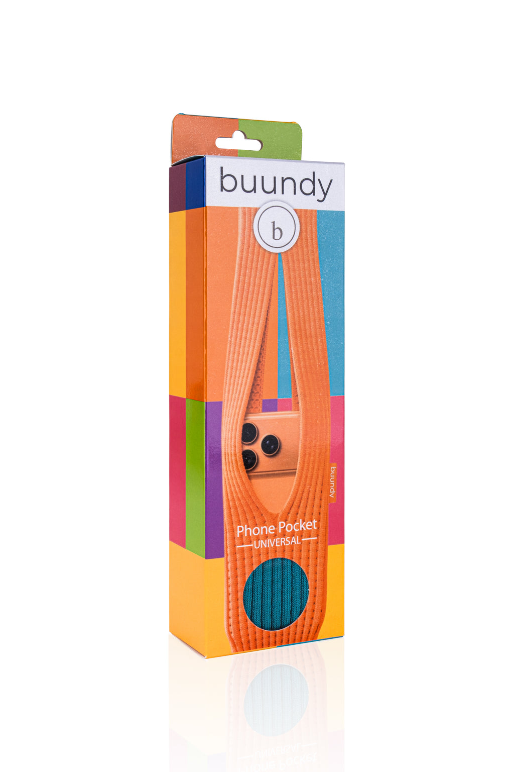BUUNDY Universal 3D Knitted Phone Pocket | PEACOCK SHORT