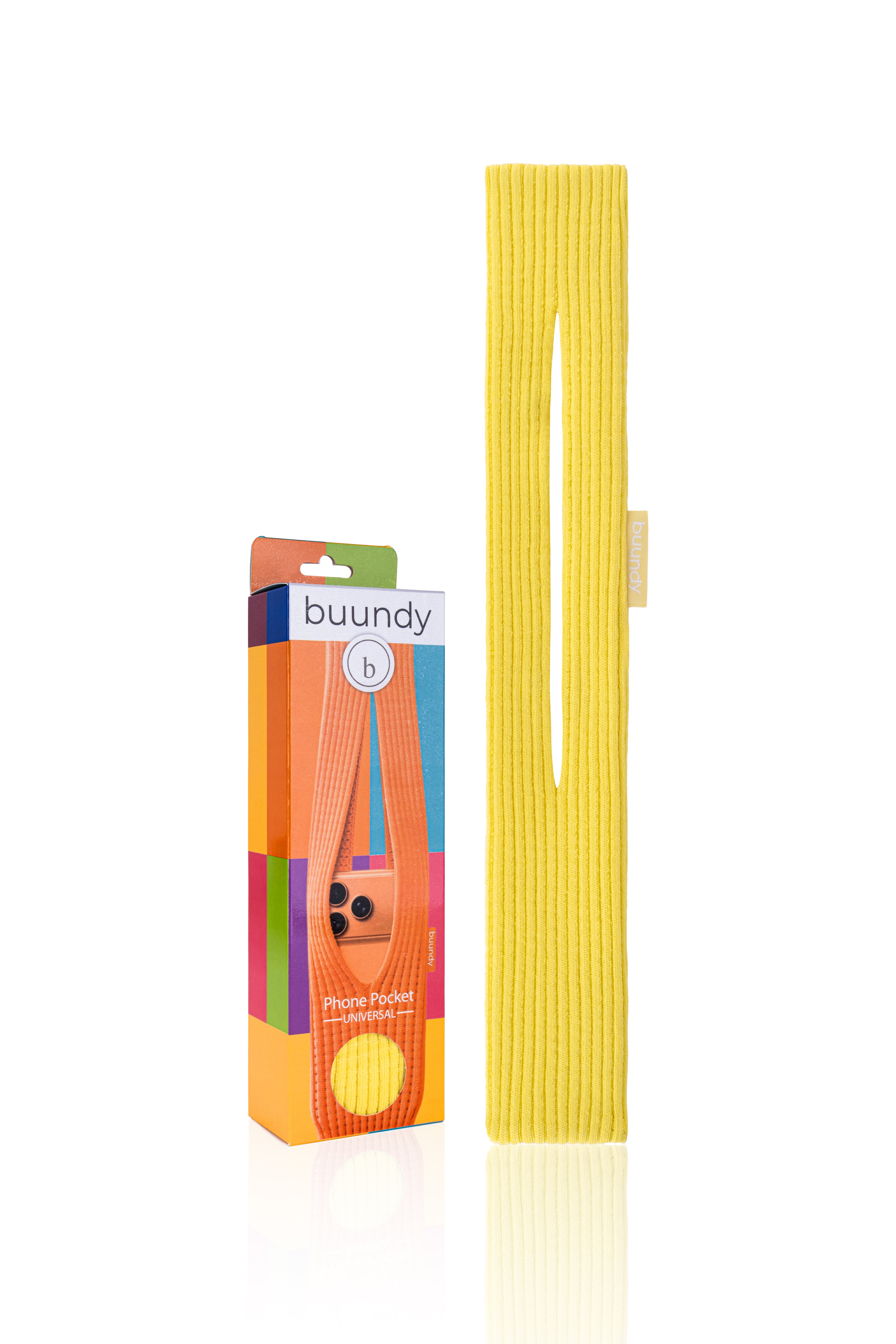 BUUNDY Universal 3D Knitted Phone Pocket | LEMON SHORT