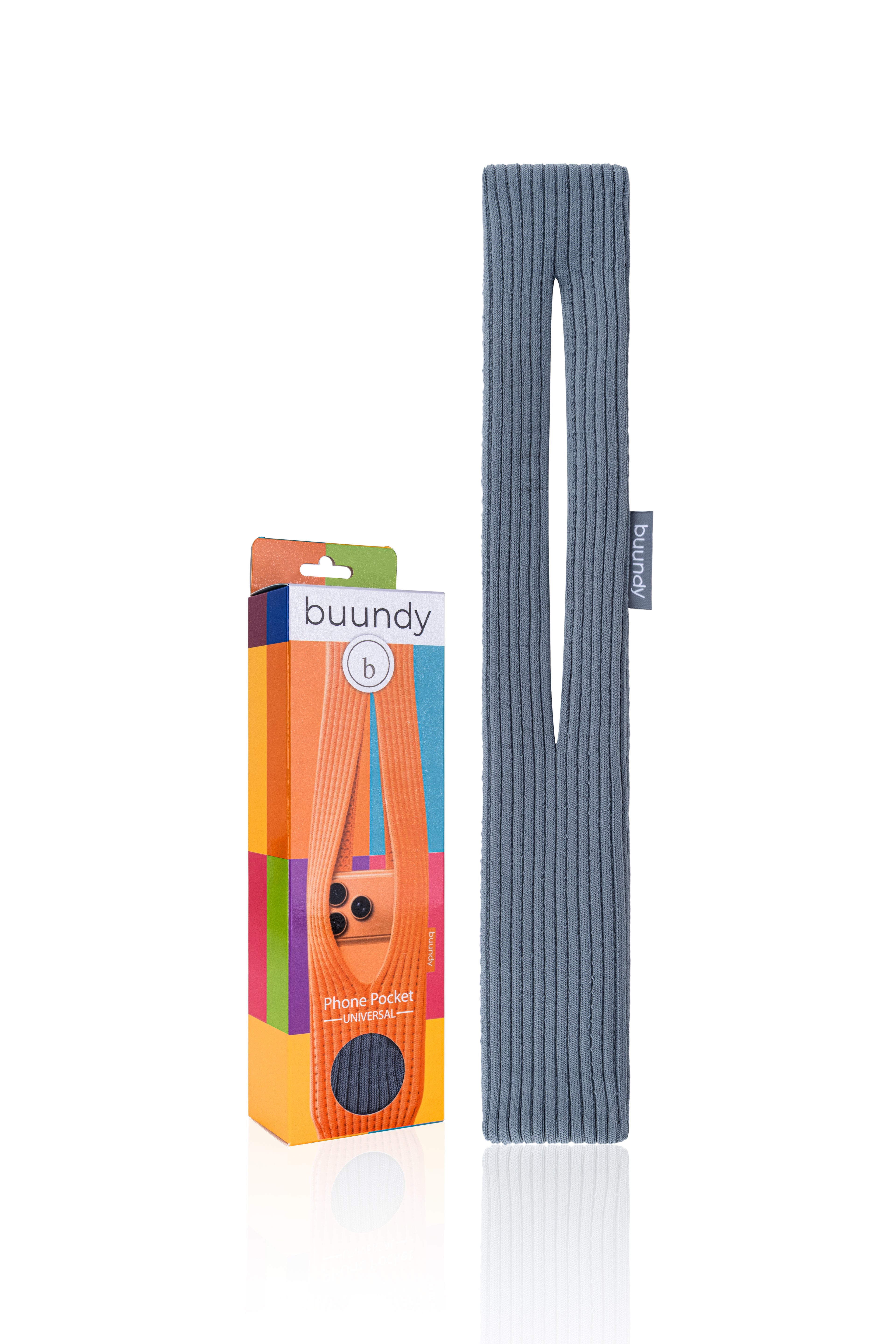 BUUNDY Universal 3D Knitted Phone Pocket | Gray SHORT