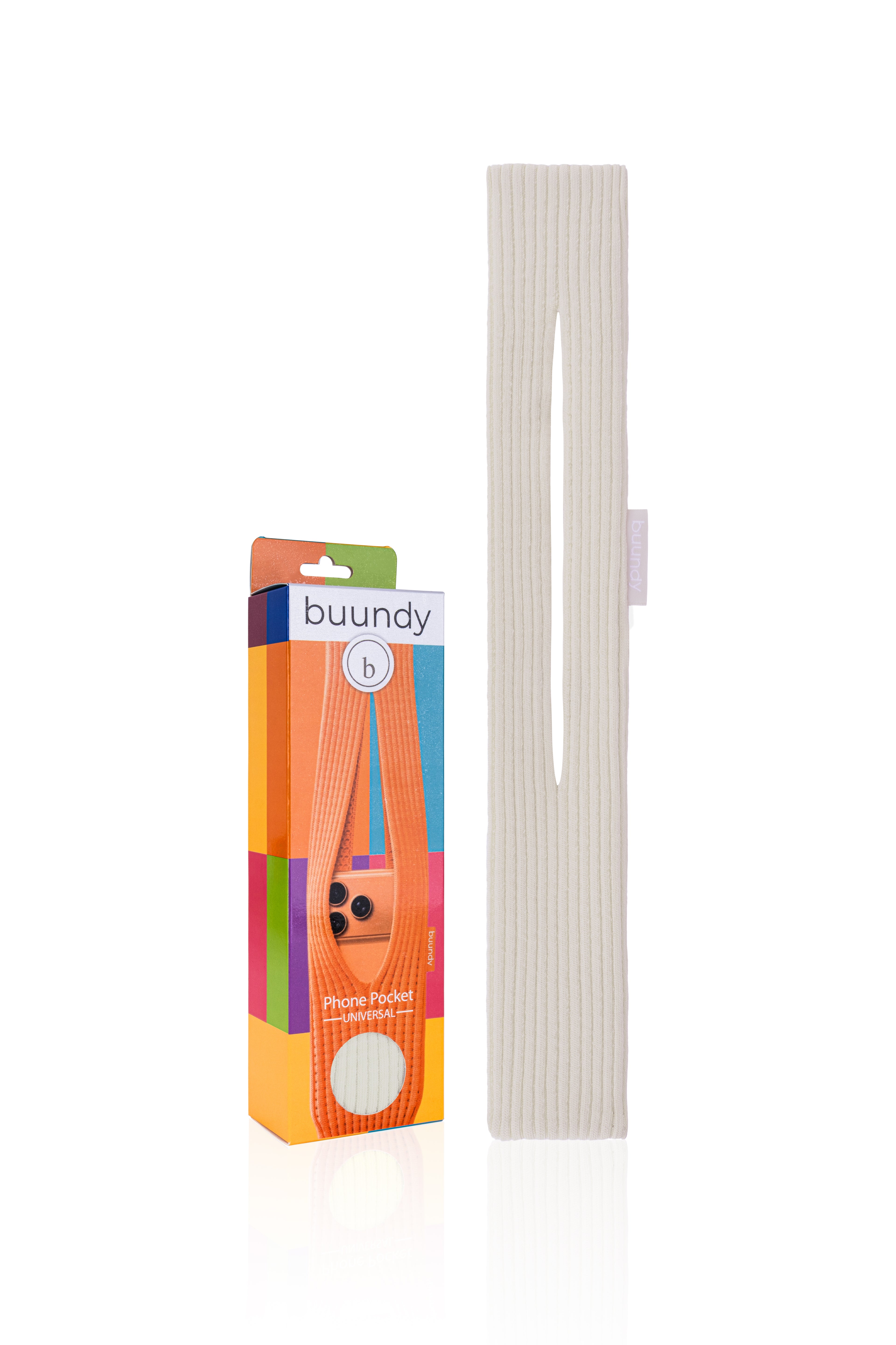 BUUNDY Universal 3D Knitted Phone Pocket | BEIGE SHORT