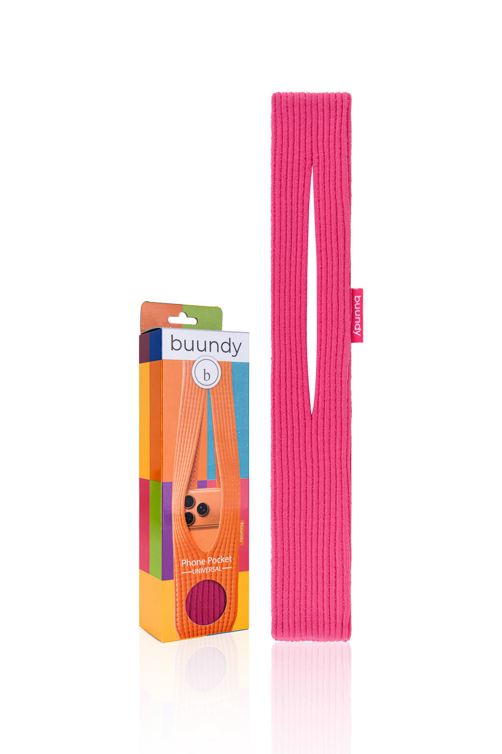 BUUNDY Universal 3D Knitted Phone Pocket | PINK SHORT