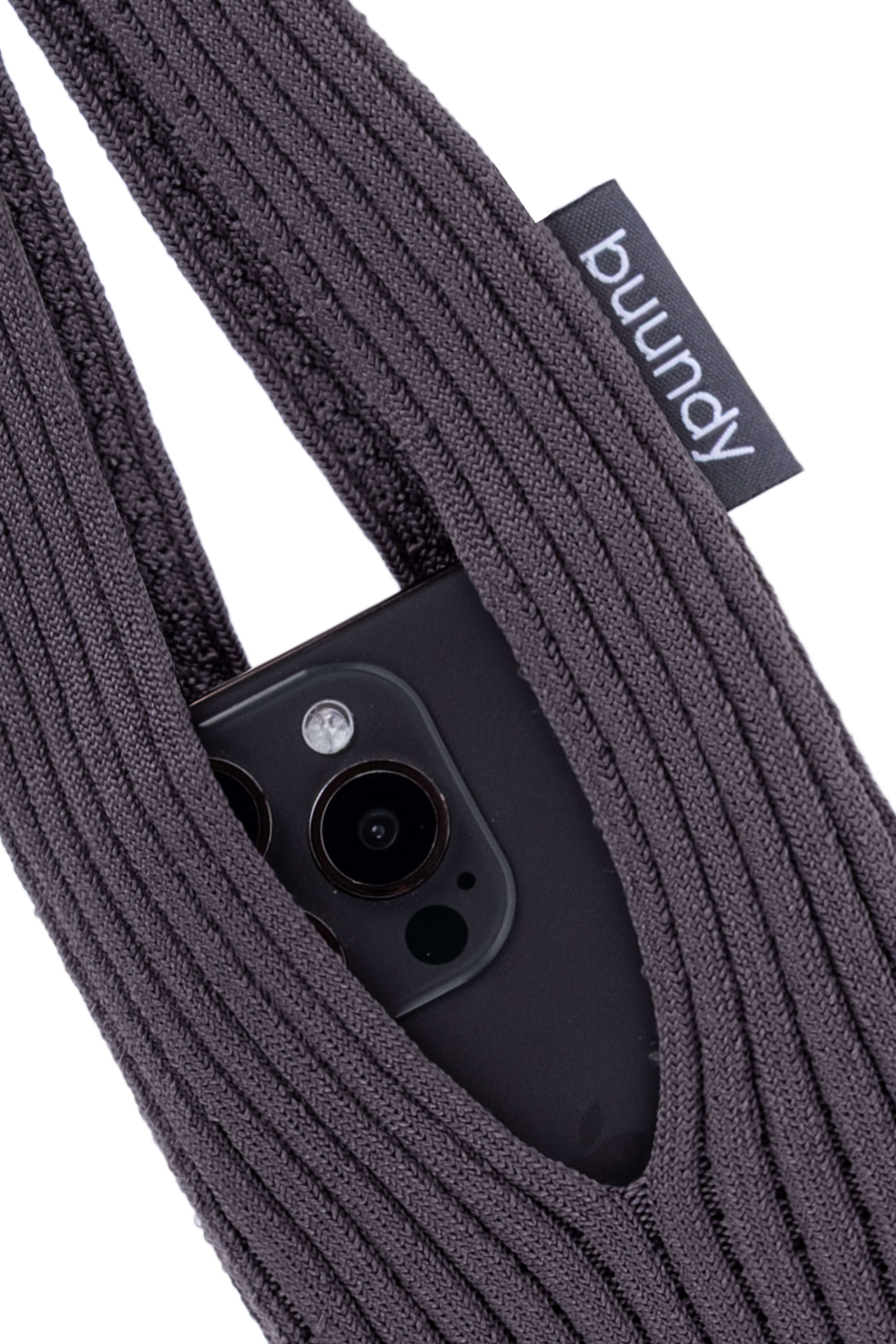 BUUNDY Universal 3D Knitted Phone Pocket | Anthracite SHORT