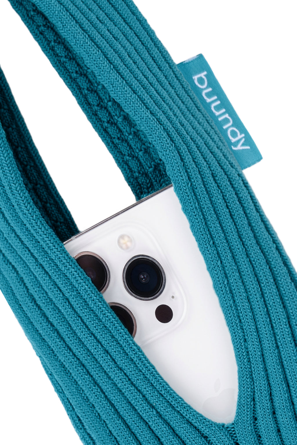 BUUNDY Universal 3D Knitted Phone Pocket | PEACOCK SHORT