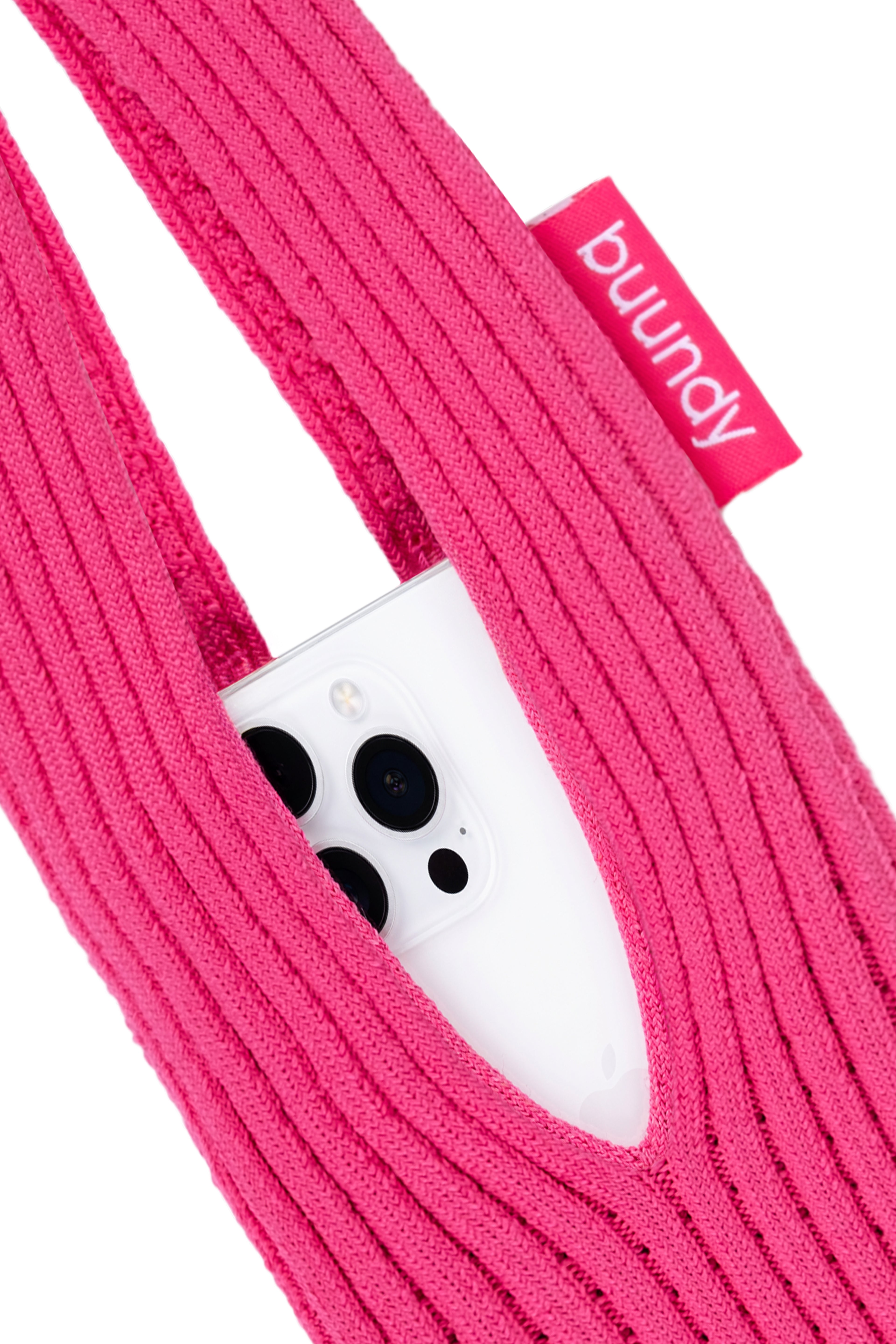 BUUNDY Universal 3D Knitted Phone Pocket | PINK SHORT
