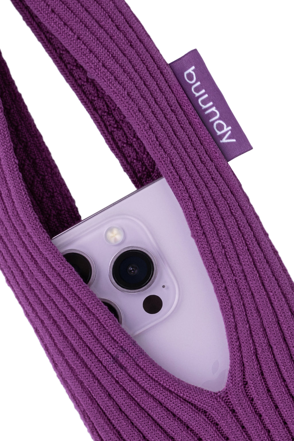 BUUNDY Universal 3D Knitted Phone Pocket | PURPLE SHORT