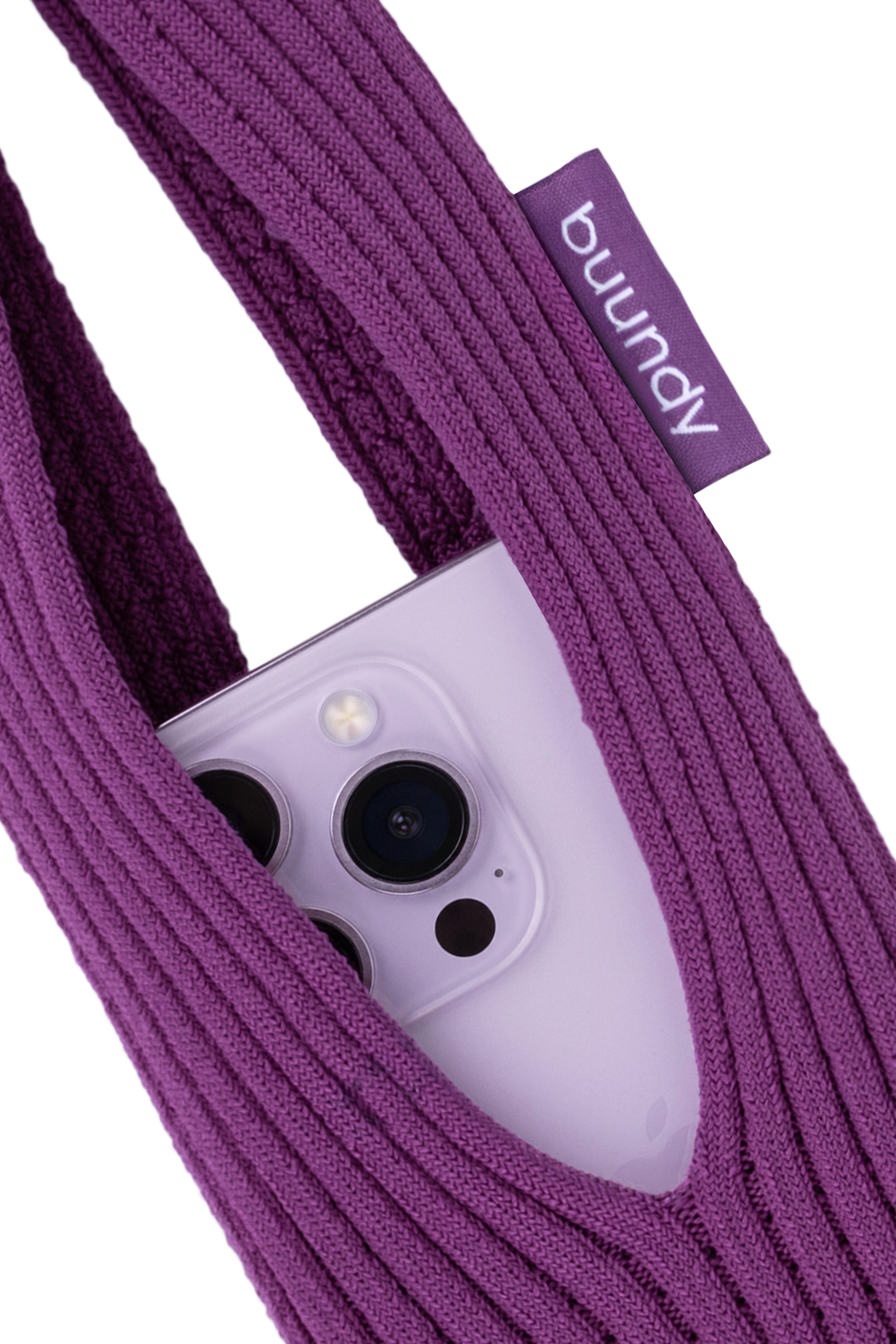 BUUNDY Universal 3D Knitted Phone Pocket | PURPLE SHORT