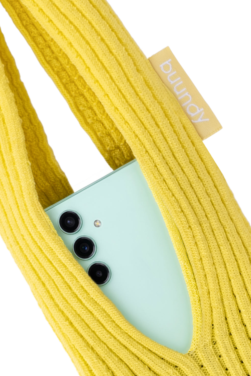 BUUNDY Universal 3D Knitted Phone Pocket | LEMON SHORT