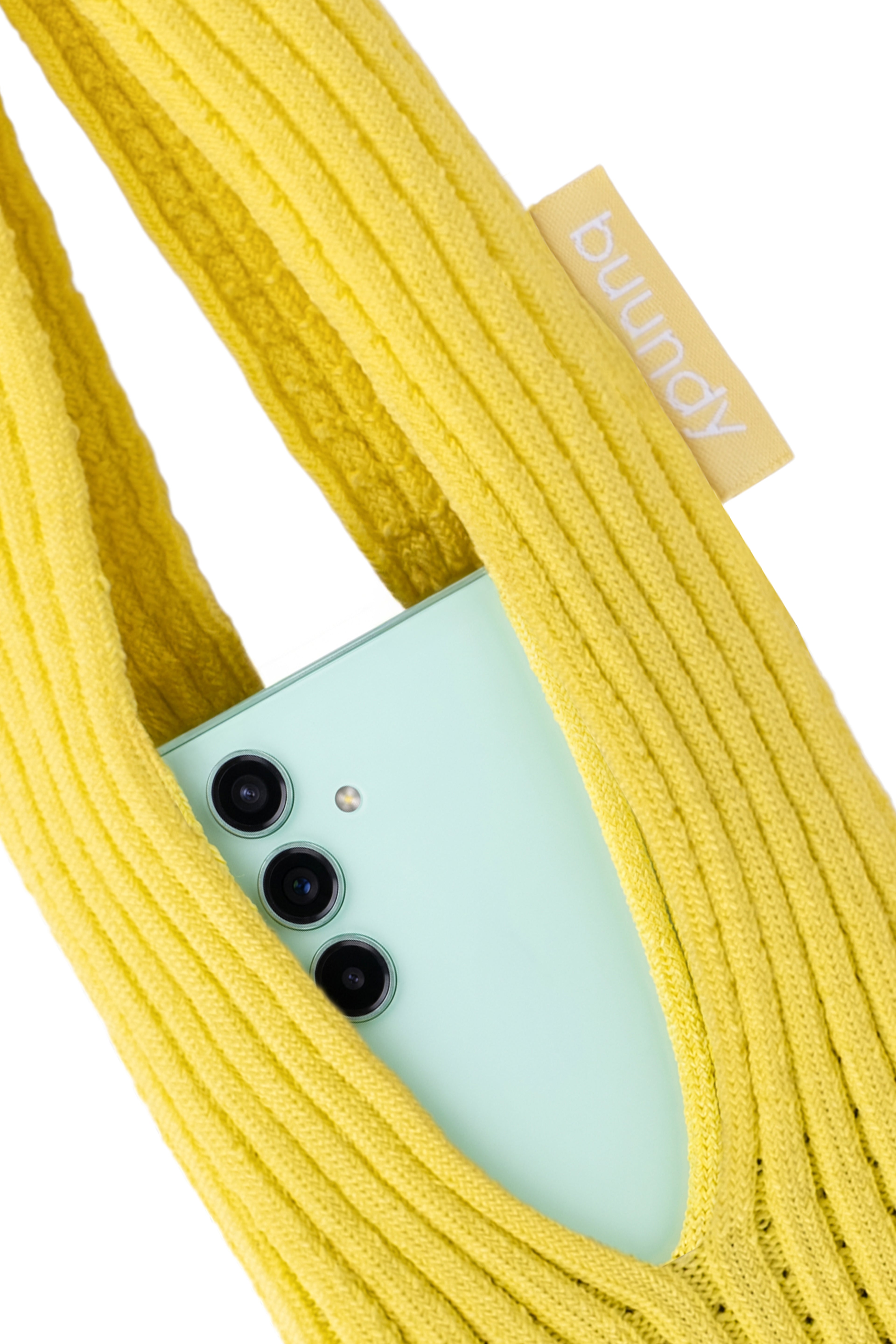 BUUNDY Universal 3D Knitted Phone Pocket | LEMON SHORT