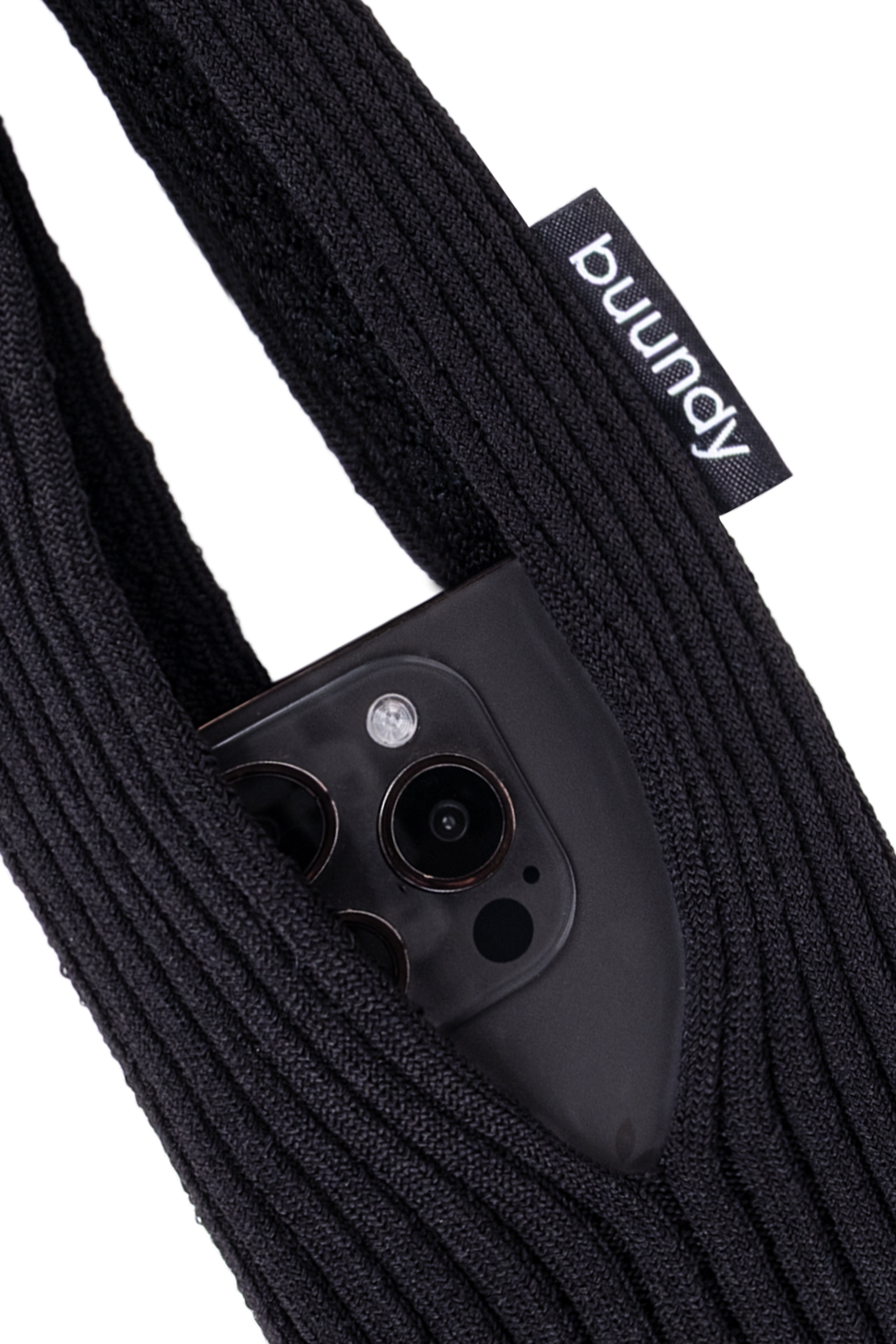 BUUNDY Universal 3D Knitted Phone Pocket | BLACK SHORT