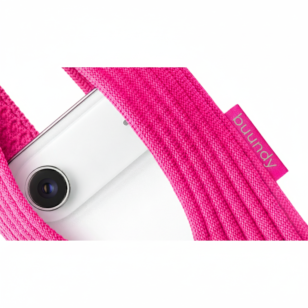 Phone Pocket LEMON SHORT - BUUNDY Universal Knitted Phone Pocket