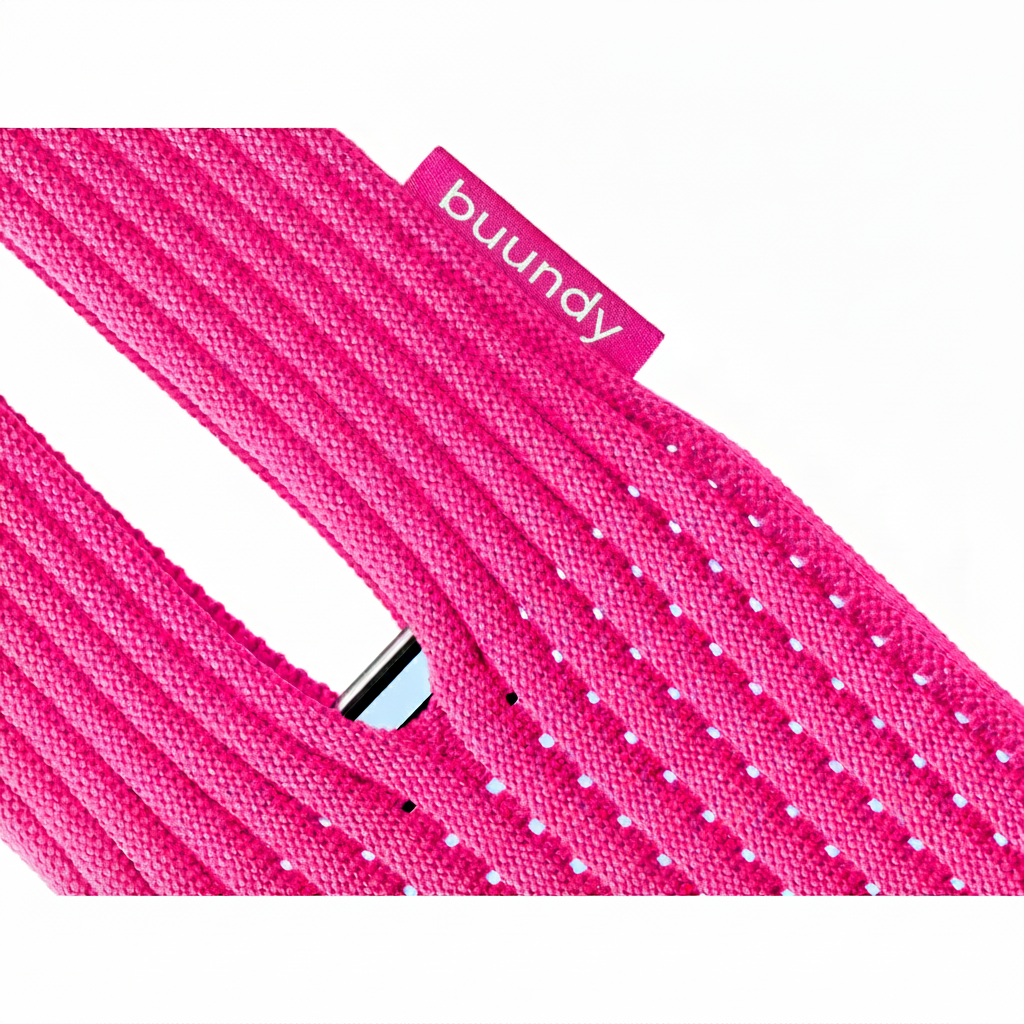 Phone Pocket PINK SHORT - BUUNDY Universal Knitted Phone Pocket