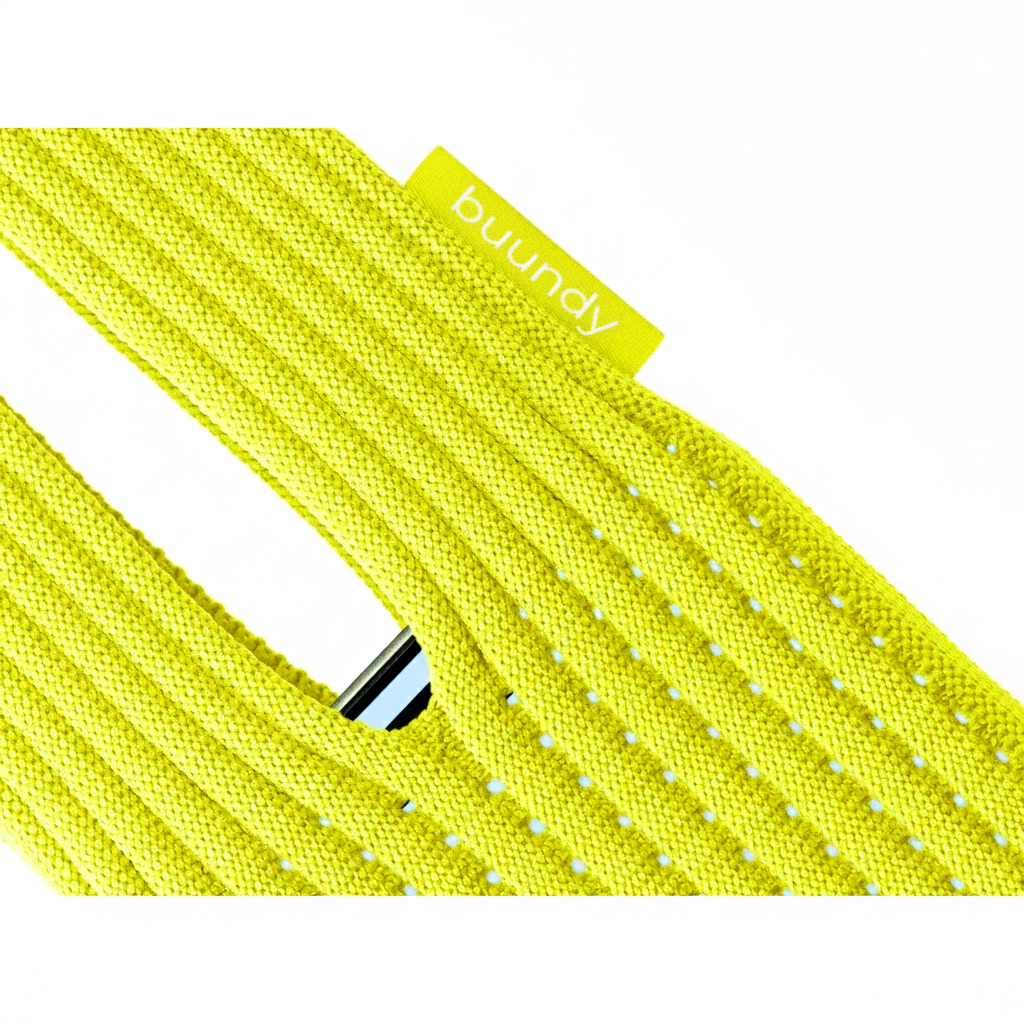 Phone Pocket LEMON SHORT - BUUNDY Universal Knitted Phone Pocket