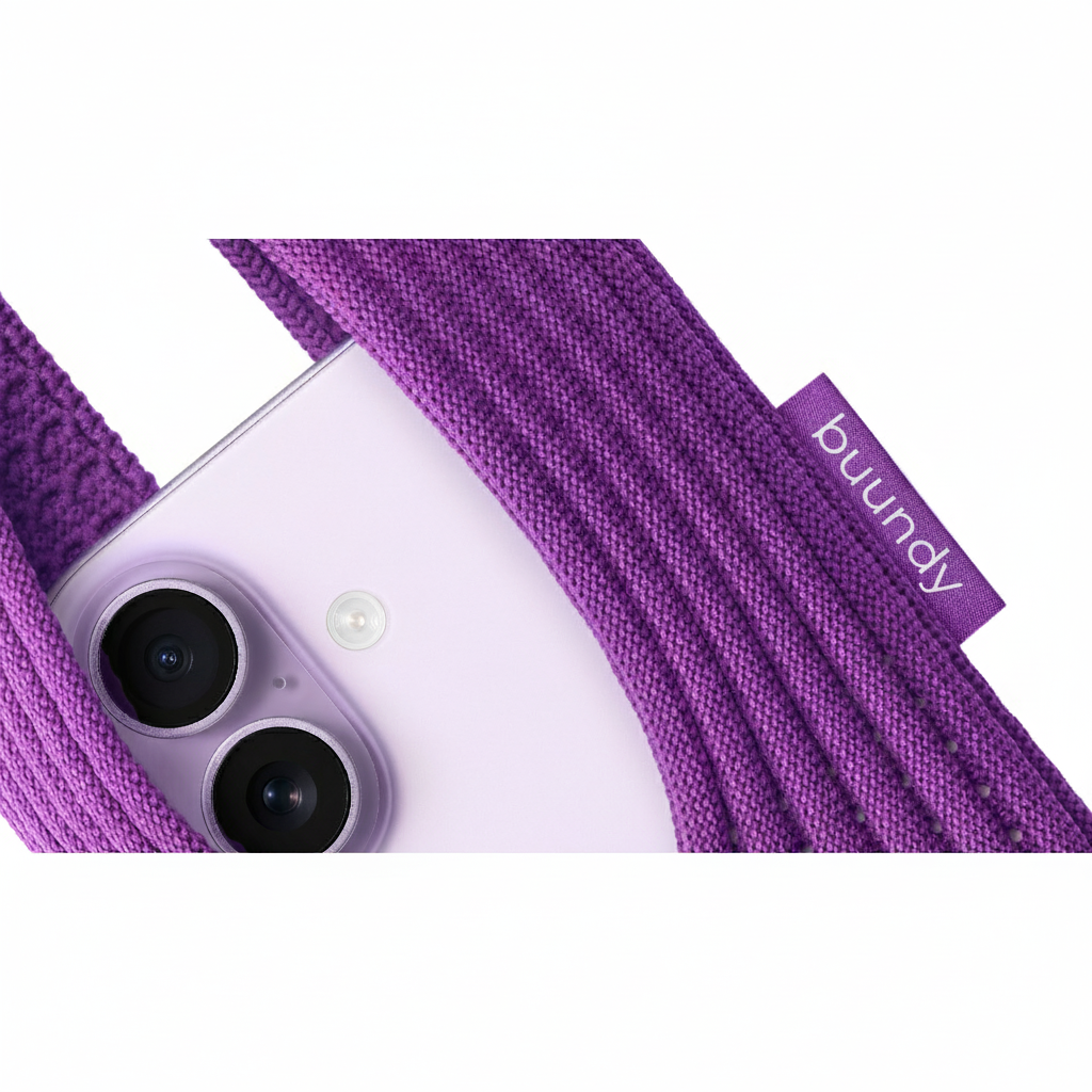 Phone Pocket LEMON SHORT - BUUNDY Universal Knitted Phone Pocket